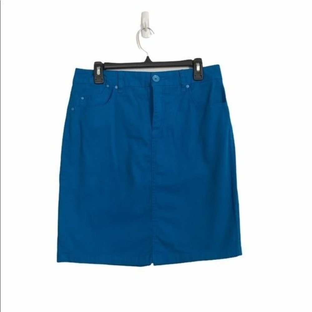 Bandolino Pencil Skirt Size 8 Blue